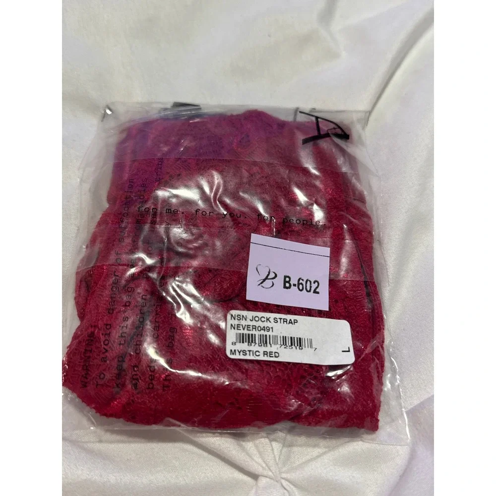 Cosabella Red Lace Men's Jockstrap Luxury Sexy Statement Underwear Size‎ L